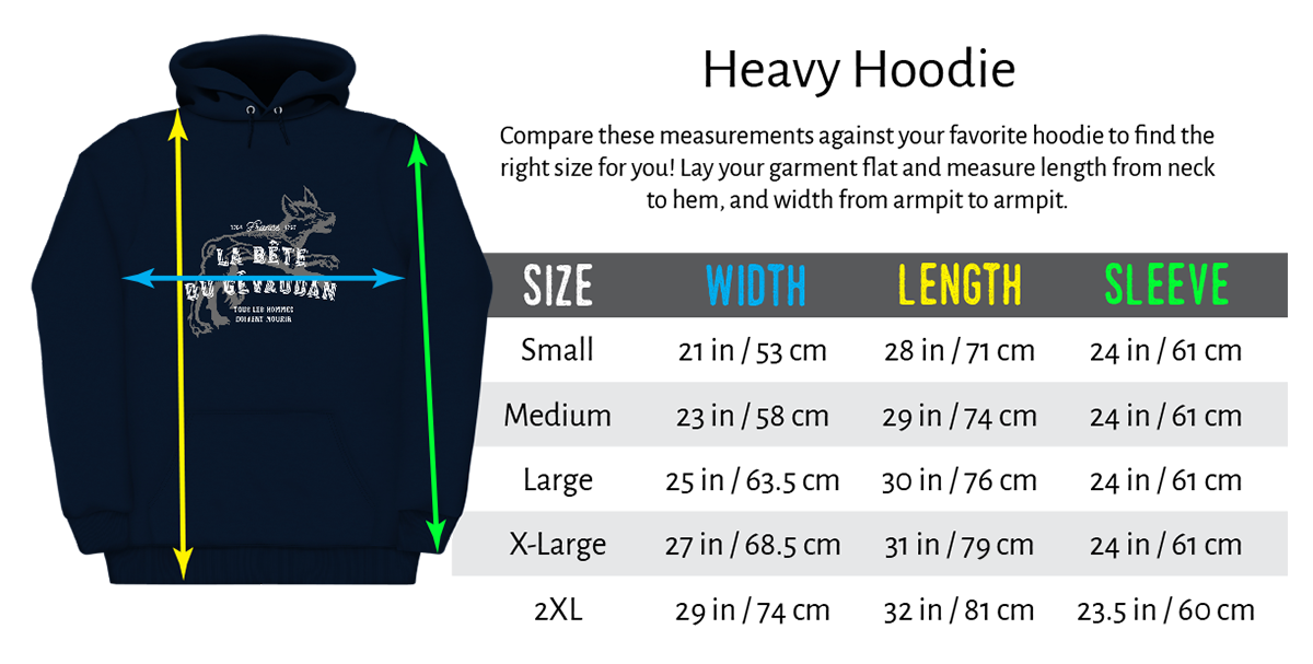 Cassowary Bird Skeletal Anatomy Heavyweight Hoodie