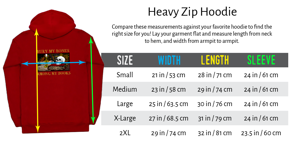 A Treatise on Poisons Heavyweight Zip Hoodie