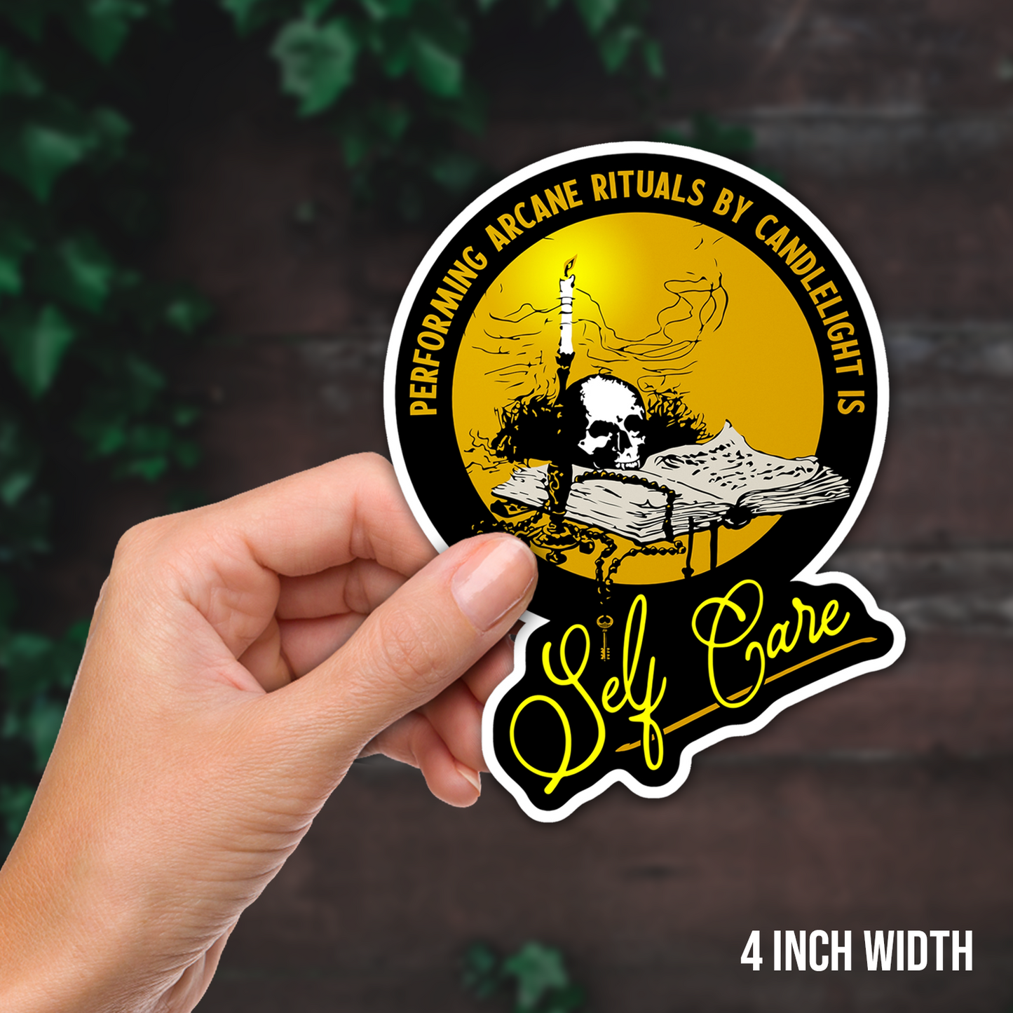 Arcane Self-Care Vinyl Sticker