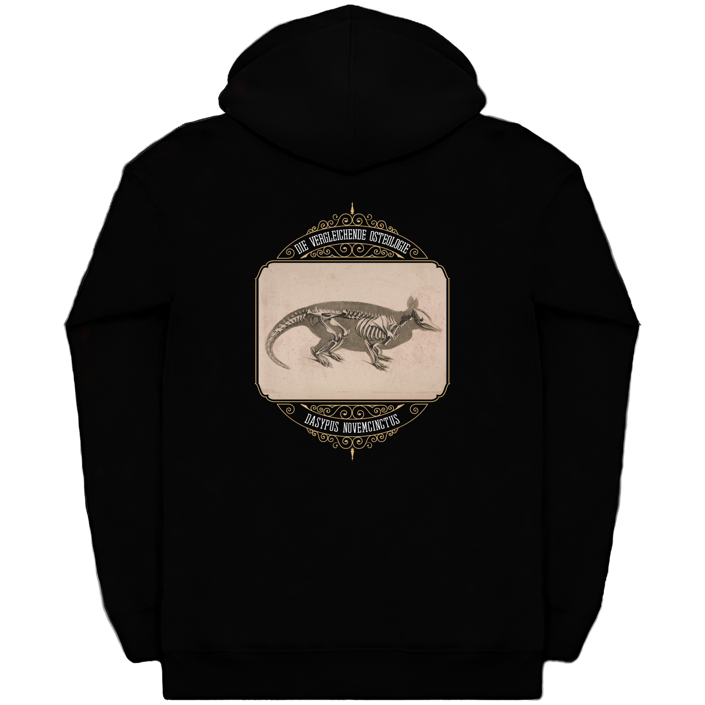 Armadillo Animal Skeleton Anatomy Heavyweight Zip Hoodie