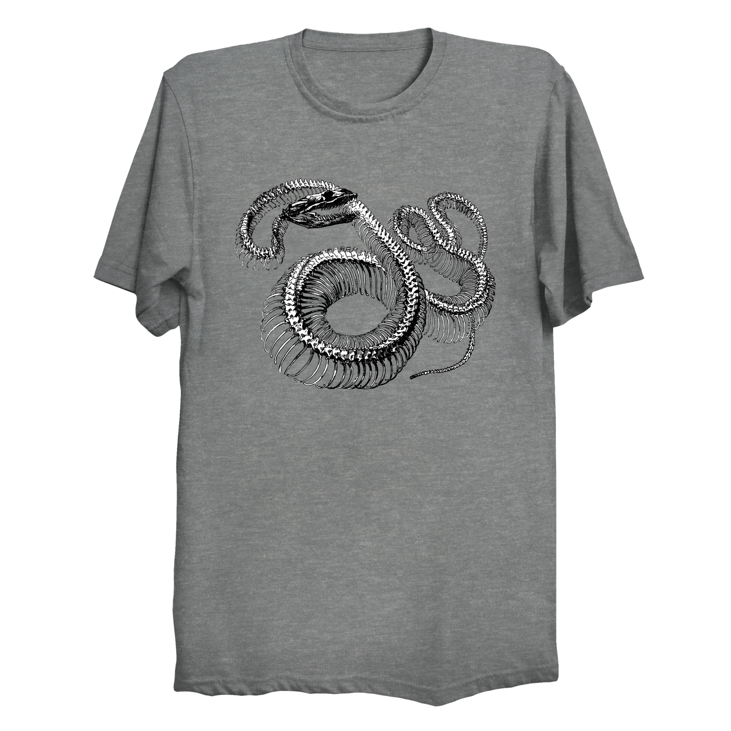 Twisted Snake Skeleton Big & Tall T-Shirt (3XL-10XL)