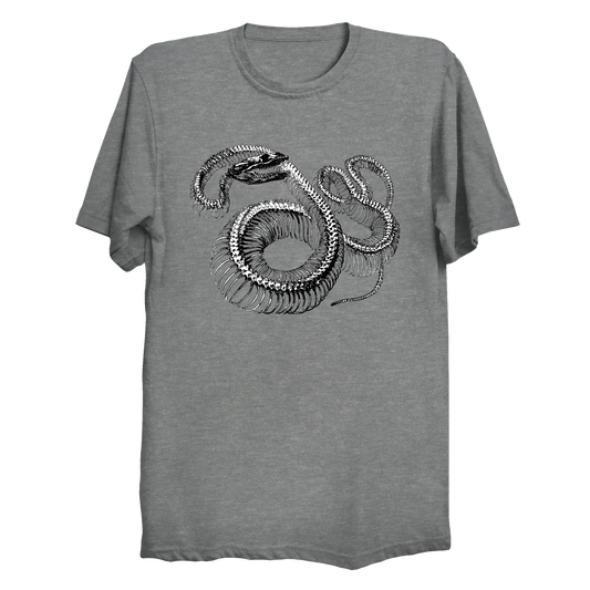 Twisted Snake Skeleton Big & Tall T-Shirt (3XL-10XL)