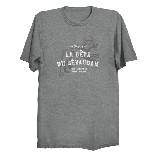 The Beast of Gevaudan Man-Eating Wolf T-Shirt Big & Tall