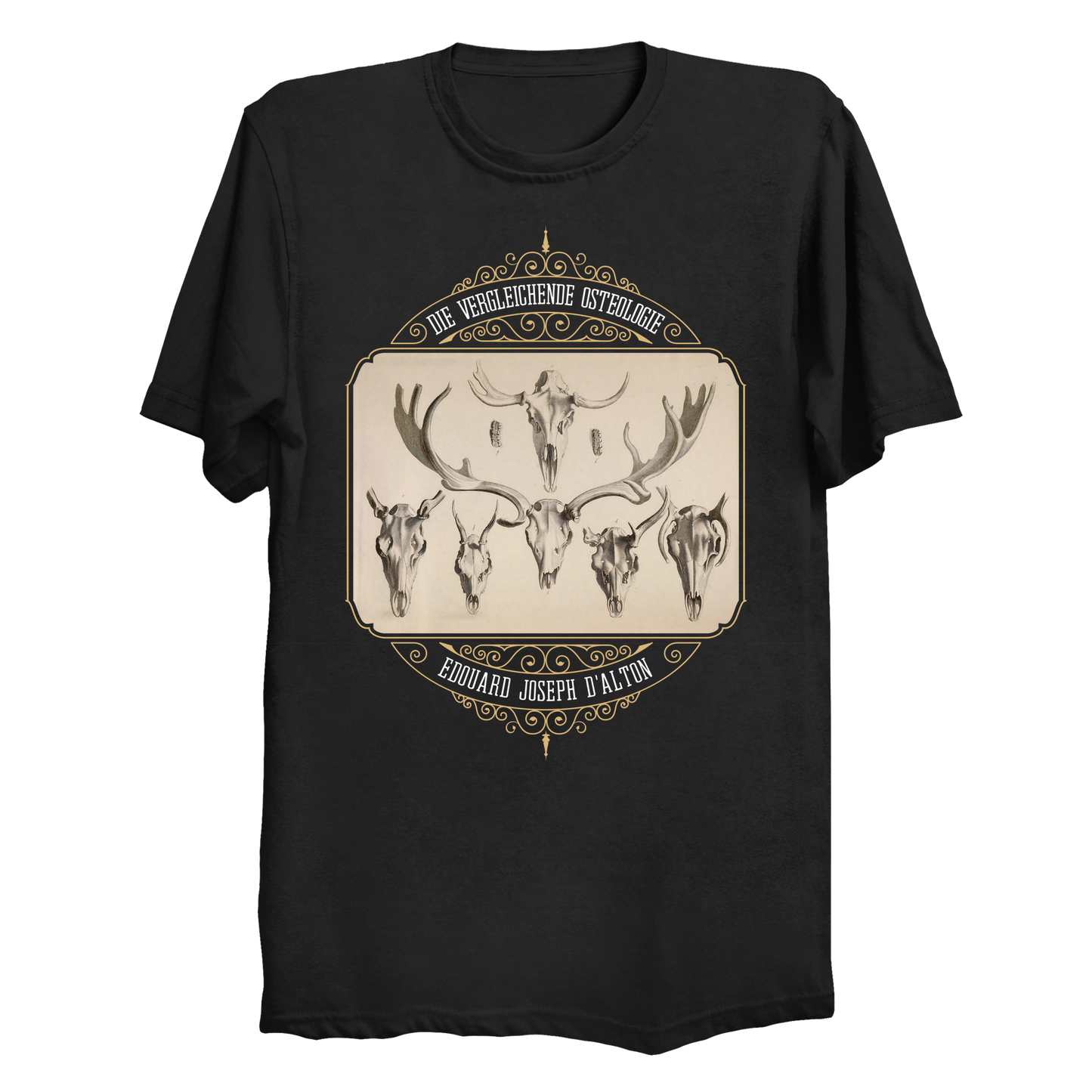 Antlered Skulls Vulture Culture Big & Tall T-Shirt (3XL-6XL)