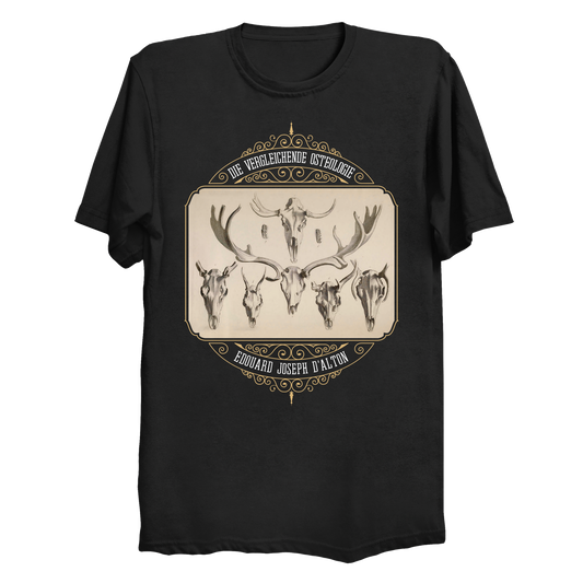 Antlered Skulls Vulture Culture Big & Tall T-Shirt (3XL-6XL)