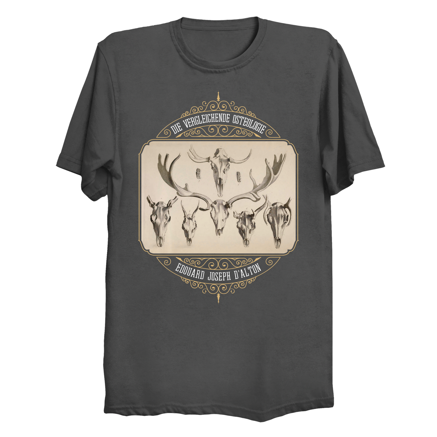 Antlered Skulls Vulture Culture Big & Tall T-Shirt (3XL-6XL)