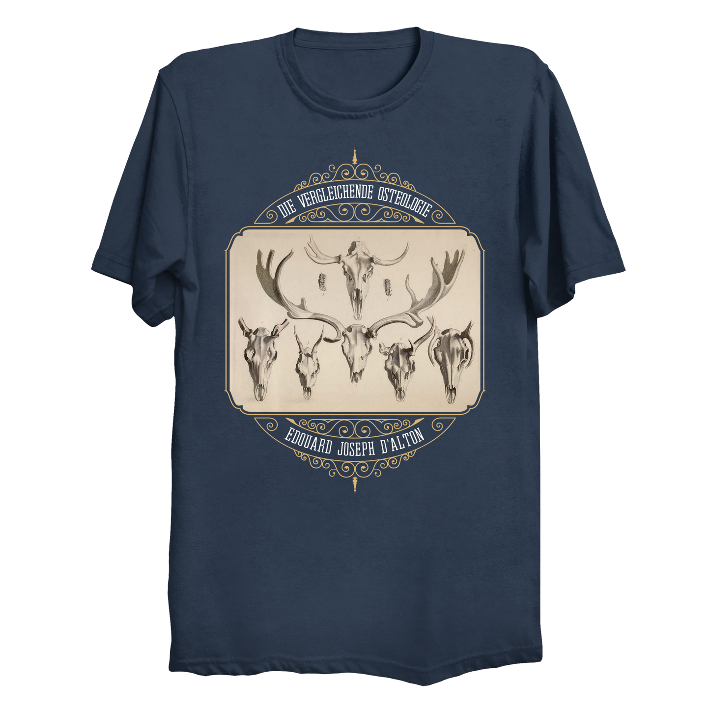 Antlered Skulls Vulture Culture Big & Tall T-Shirt (3XL-6XL)