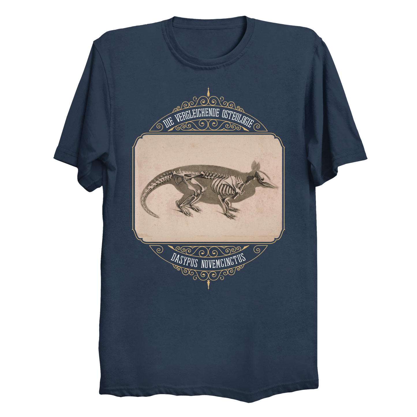 Armadillo Animal Skeleton Anatomy Big & Tall T-Shirt (3XL-6XL)