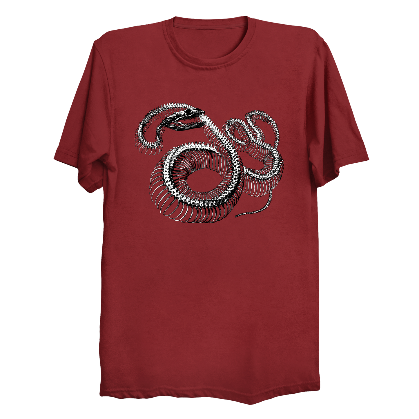 Twisted Snake Skeleton Big & Tall T-Shirt (3XL-10XL)