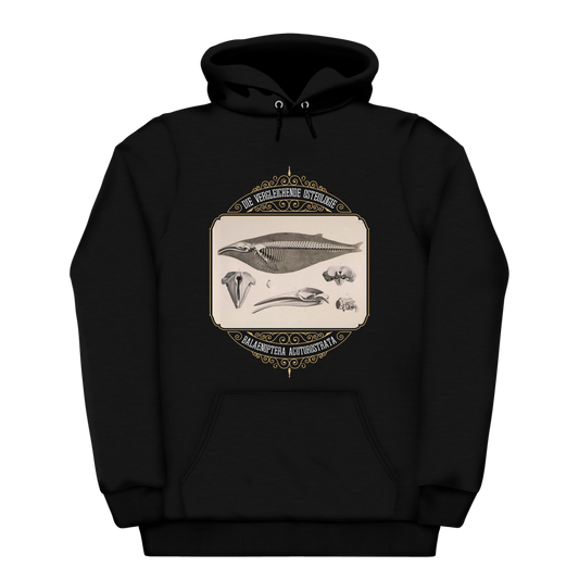 Common Minke Whale Osteology Heavyweight Hoodie