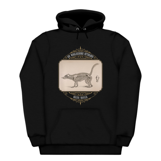 White Nosed Coati Anatomical Illustration Heavyweight Hoodie