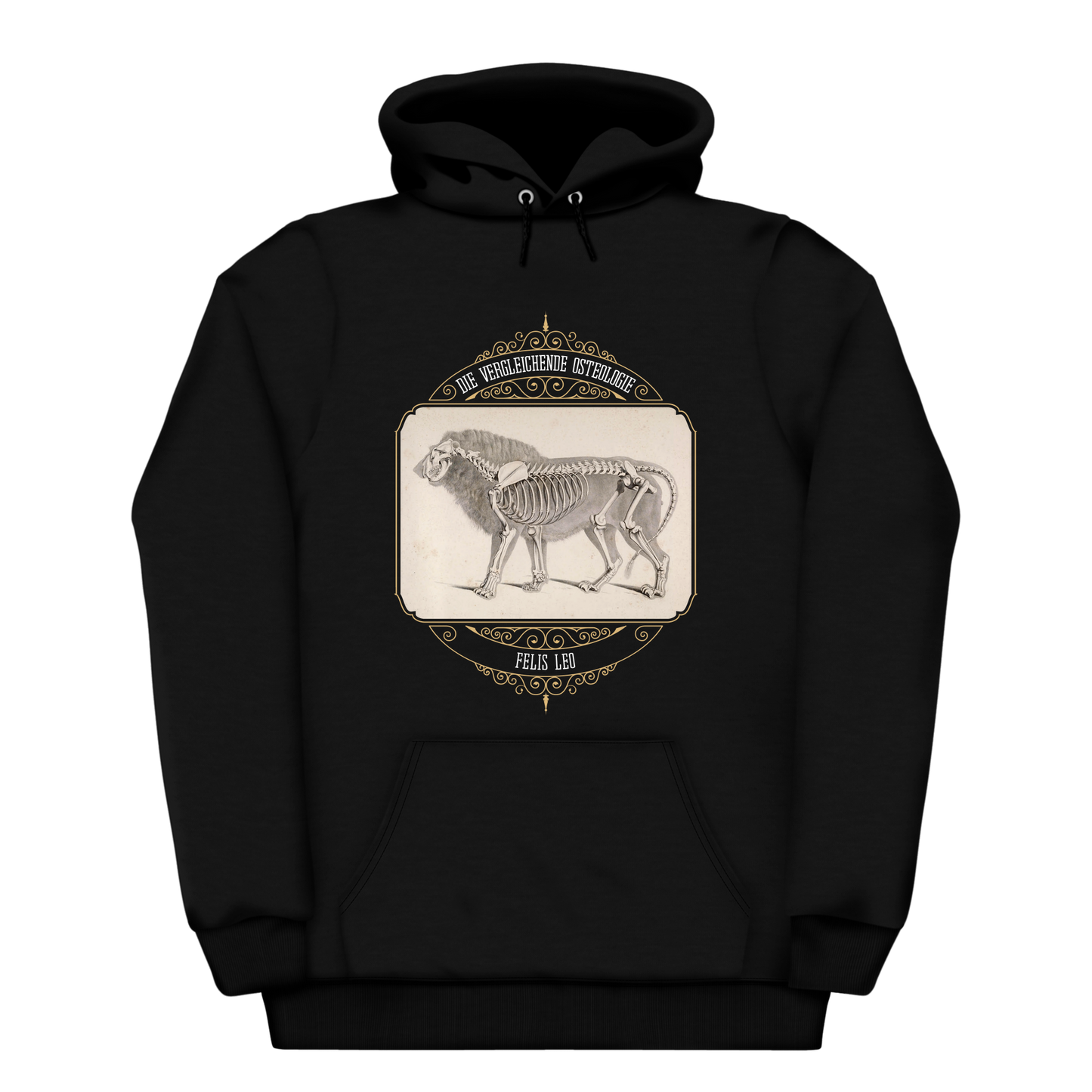 African Lion Animal Anatomy Heavyweight Hoodie