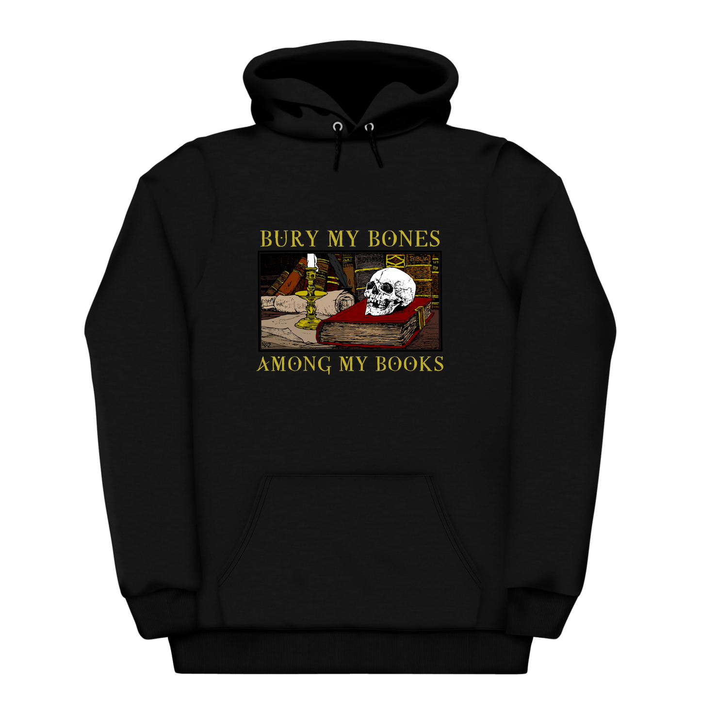 Bury My Bones Among My Books Heavyweight Hoodie