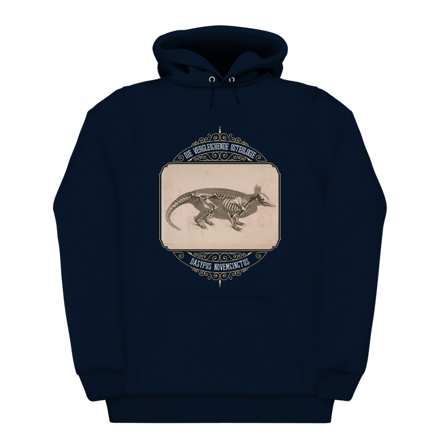 Armadillo Animal Skeleton Anatomy Heavyweight Hoodie