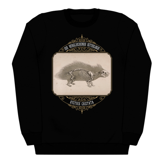 Crested Porcupine Skeletal Anatomy Heavyweight Sweatshirt