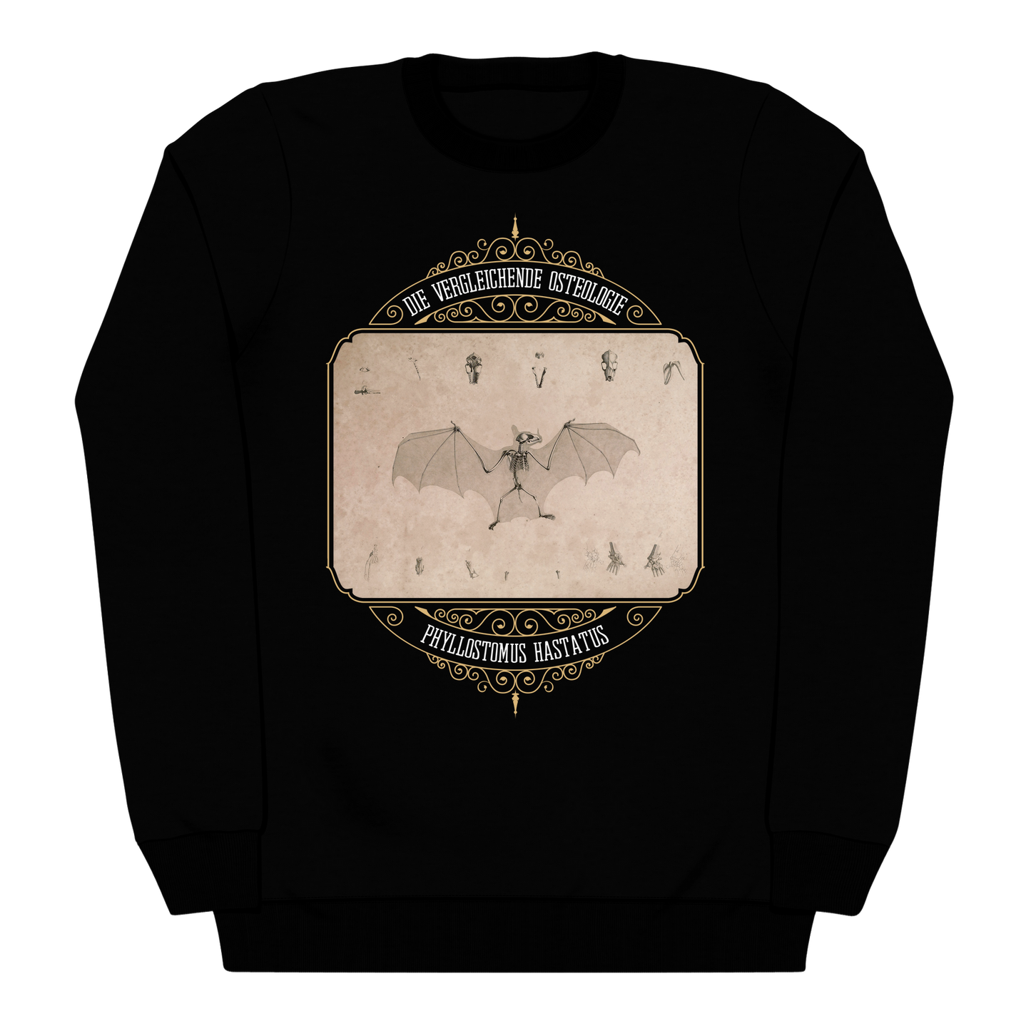 Greater Spear-Nosed Bat Scientific Illustration Heavyweight Sweatshirt