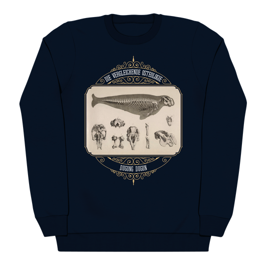 Dugong Majestic Marine Mammal Skeleton Heavyweight Sweatshirt