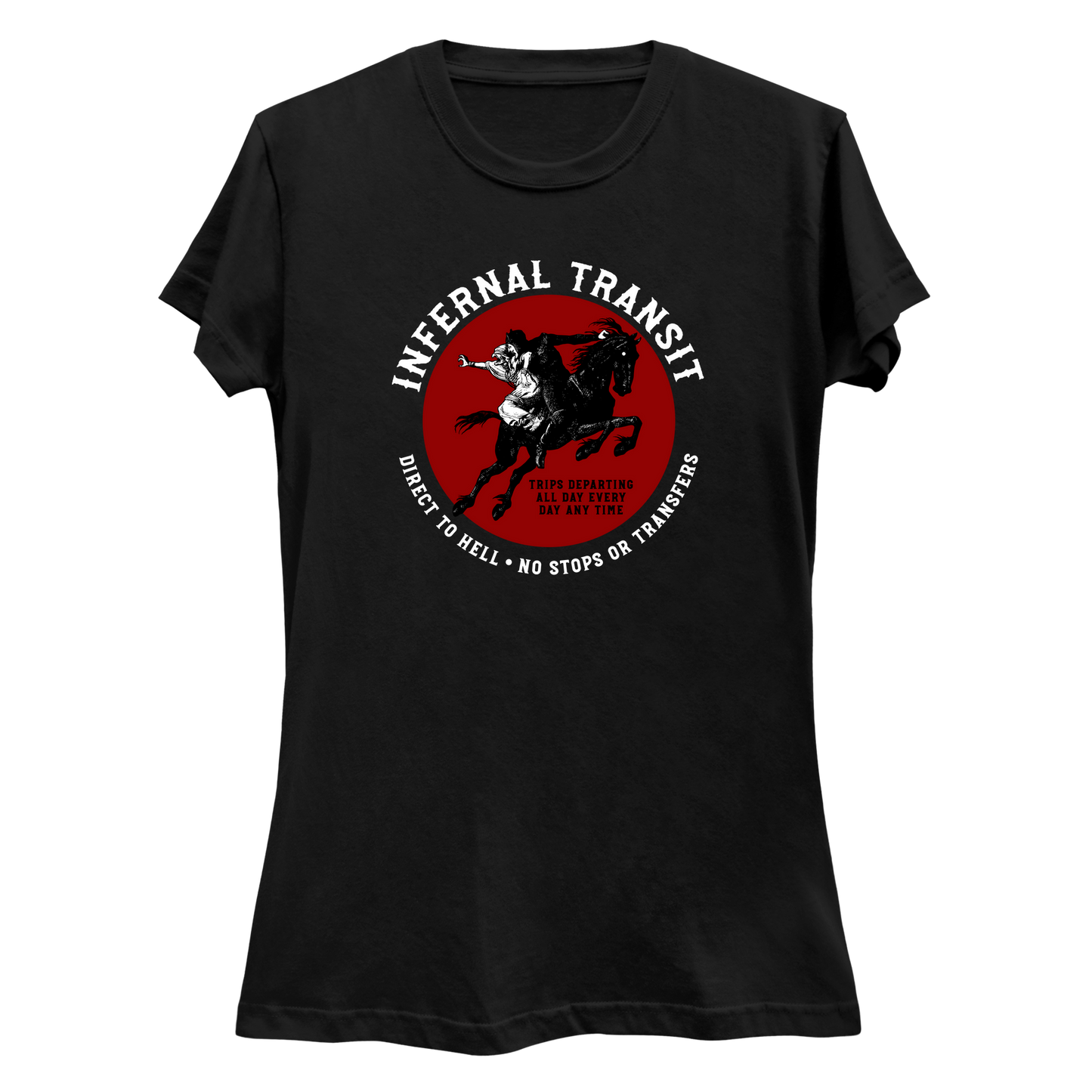 Infernal Transit Women's Slim Fit T-Shirt