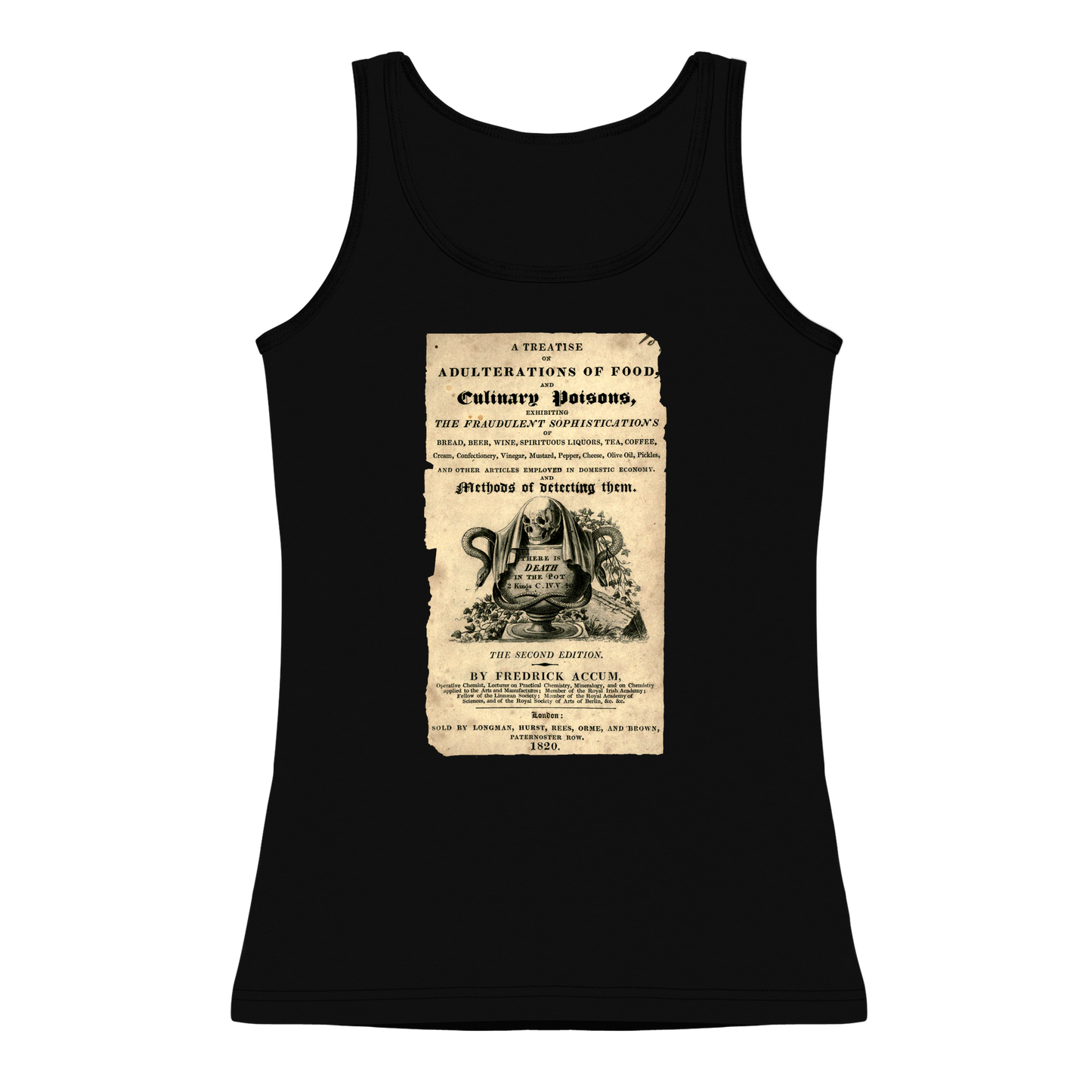 A Treatise on Poisons Women's Tank