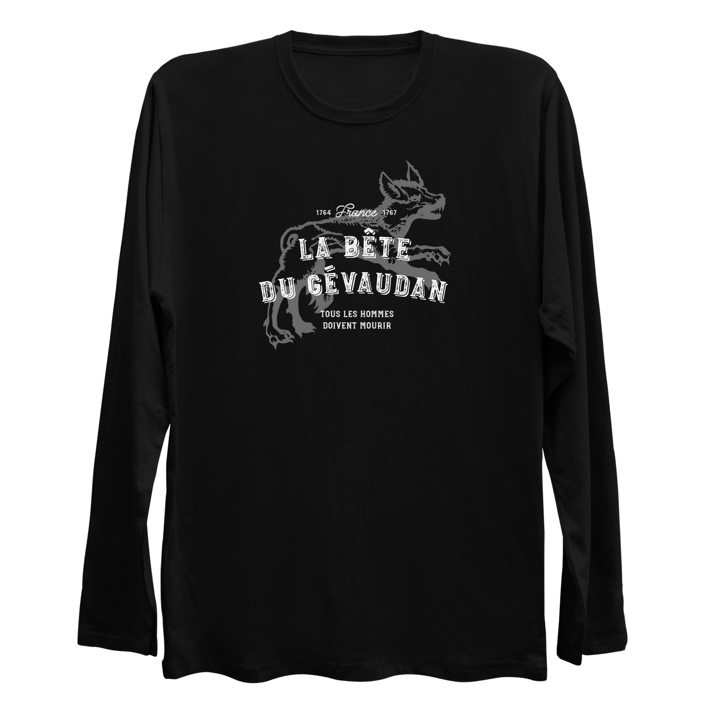 The Beast of Gevaudan Man-Eating Wolf Longsleeve Shirt