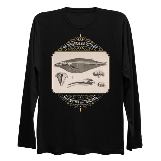 Common Minke Whale Osteology Longsleeve Shirt