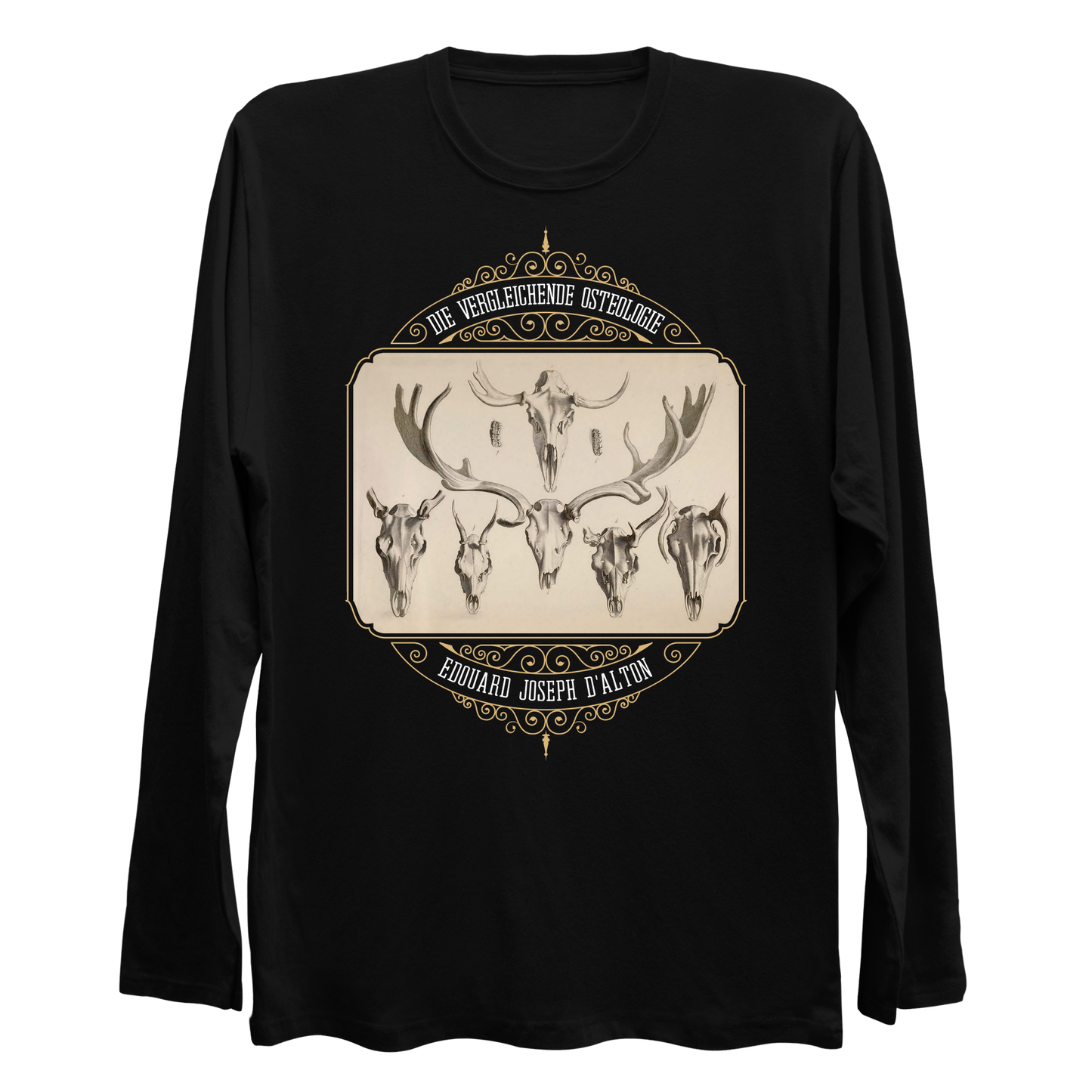 Antlered Skulls Vulture Culture Longsleeve Shirt