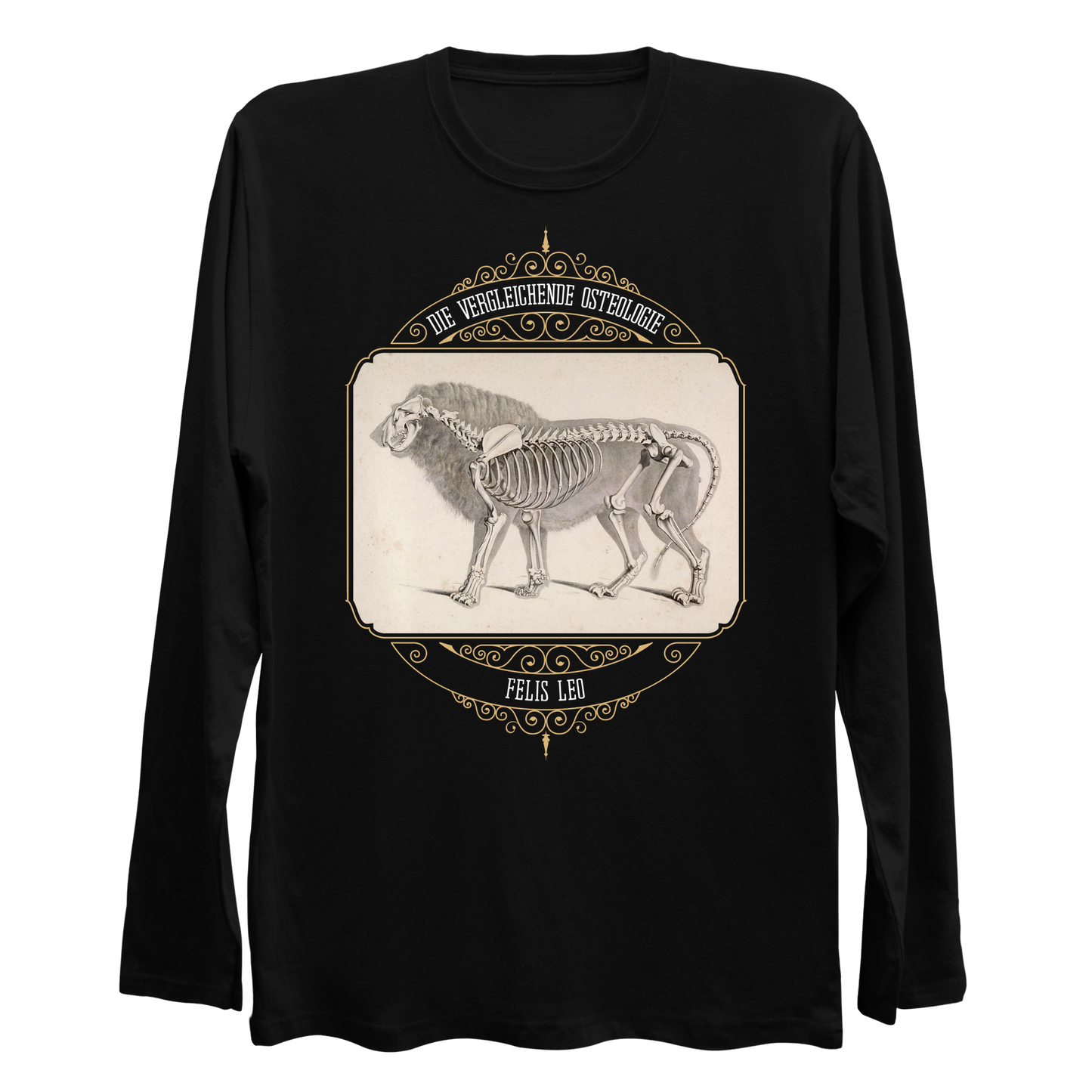 African Lion Animal Anatomy Longsleeve Shirt