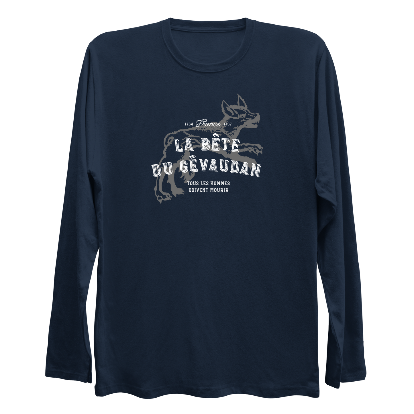 The Beast of Gevaudan Man-Eating Wolf Longsleeve Shirt