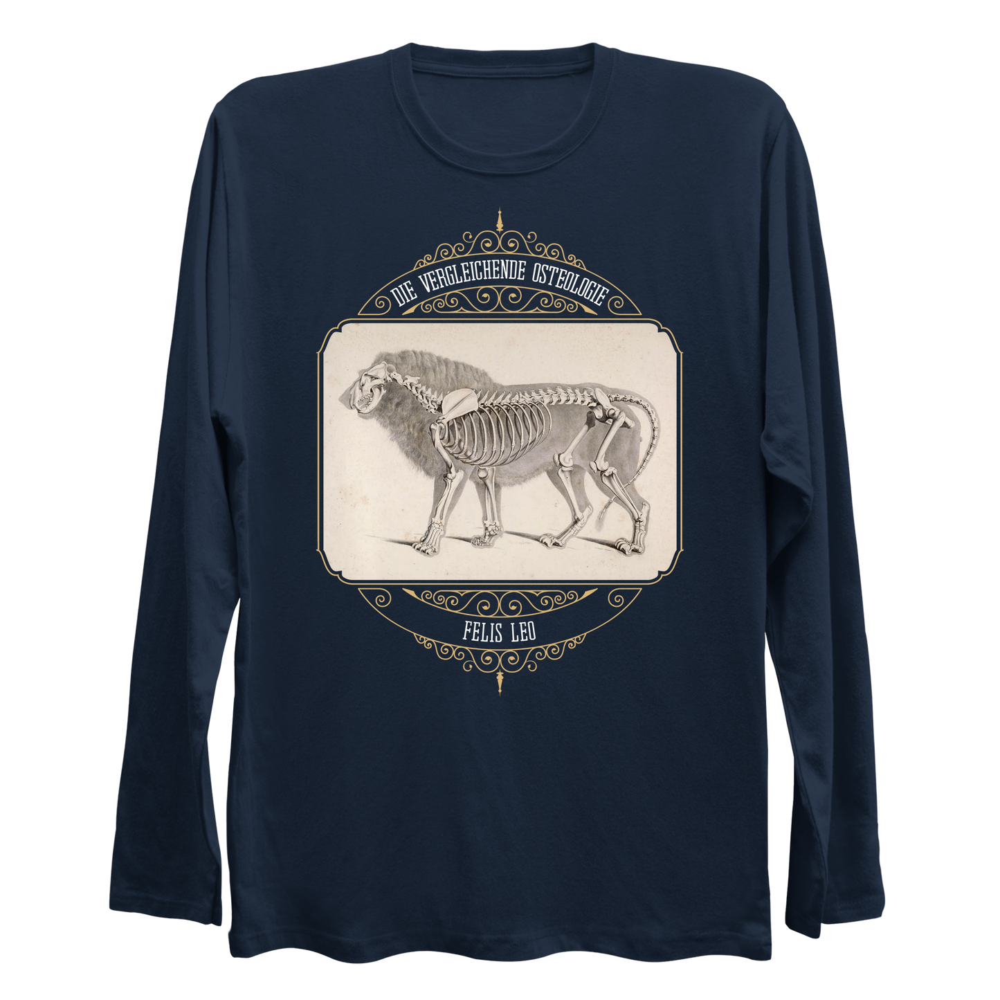 African Lion Animal Anatomy Longsleeve Shirt