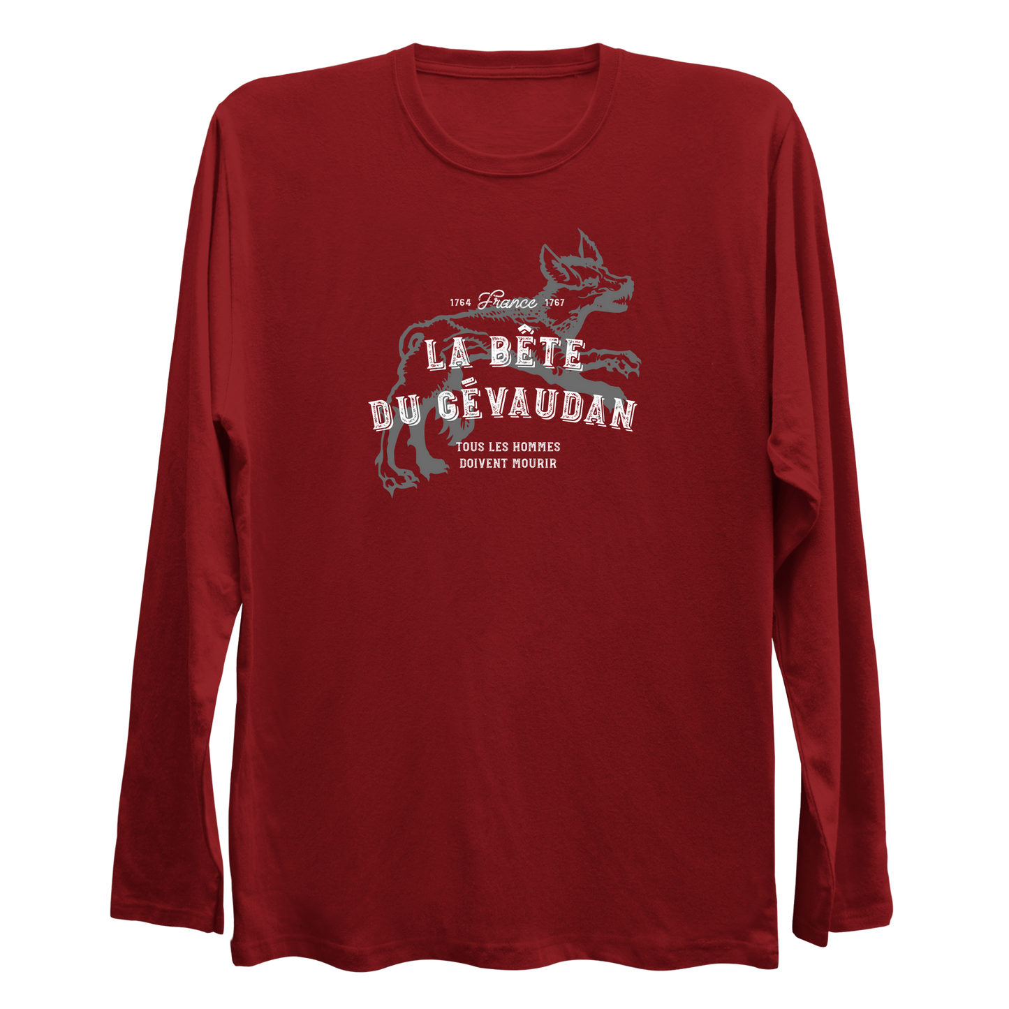 The Beast of Gevaudan Man-Eating Wolf Longsleeve Shirt