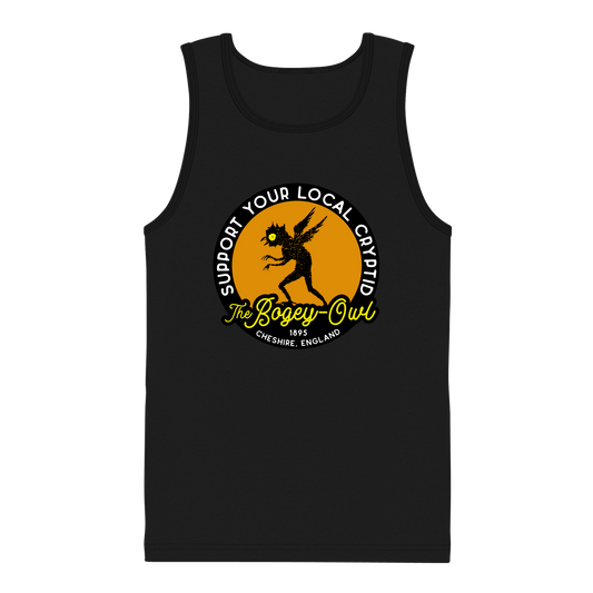 The Bogey Owl Support Your Local Cryptid Men's Tank