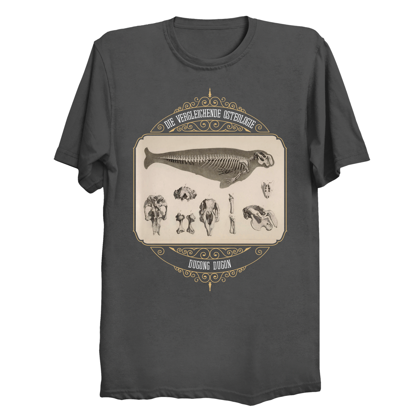 Dugong Majestic Marine Mammal Skeleton Men's / Unisex T-Shirt