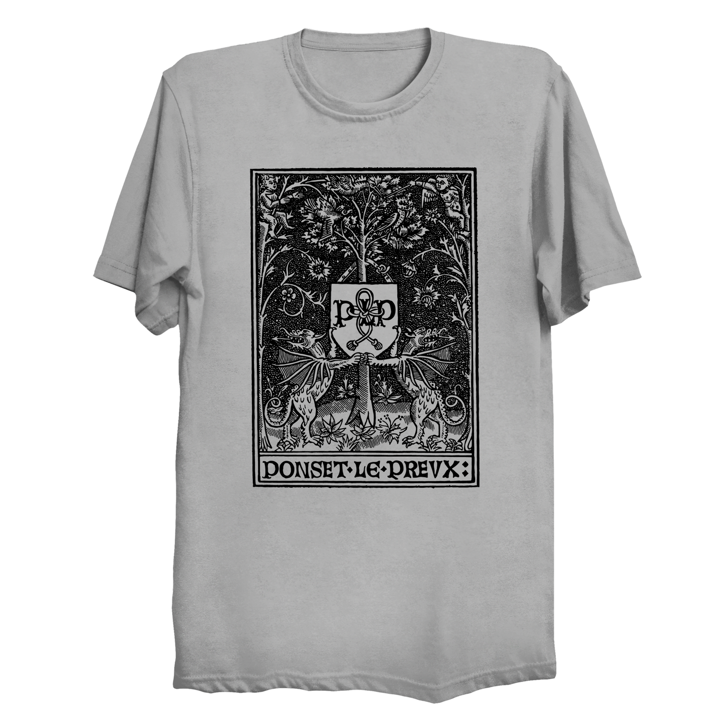 Heraldic Dragons Printer's Mark Men's / Unisex T-Shirt