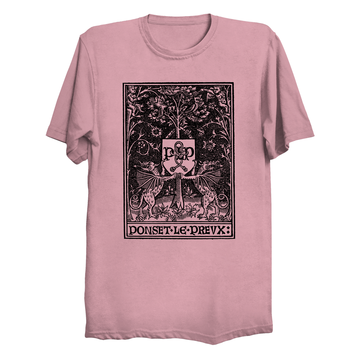 Heraldic Dragons Printer's Mark Men's / Unisex T-Shirt