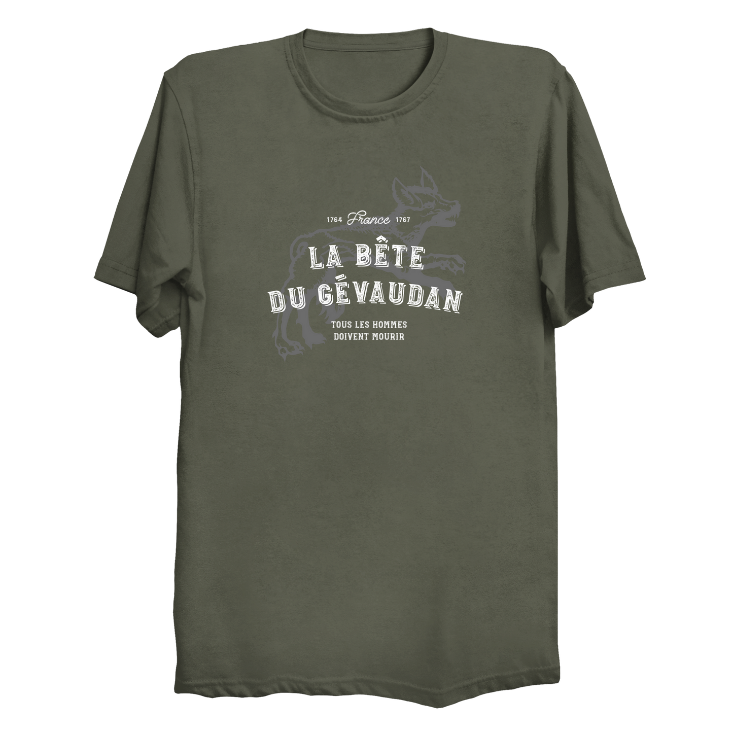 The Beast of Gevaudan Man-Eating Wolf Men's / Unisex T-Shirt