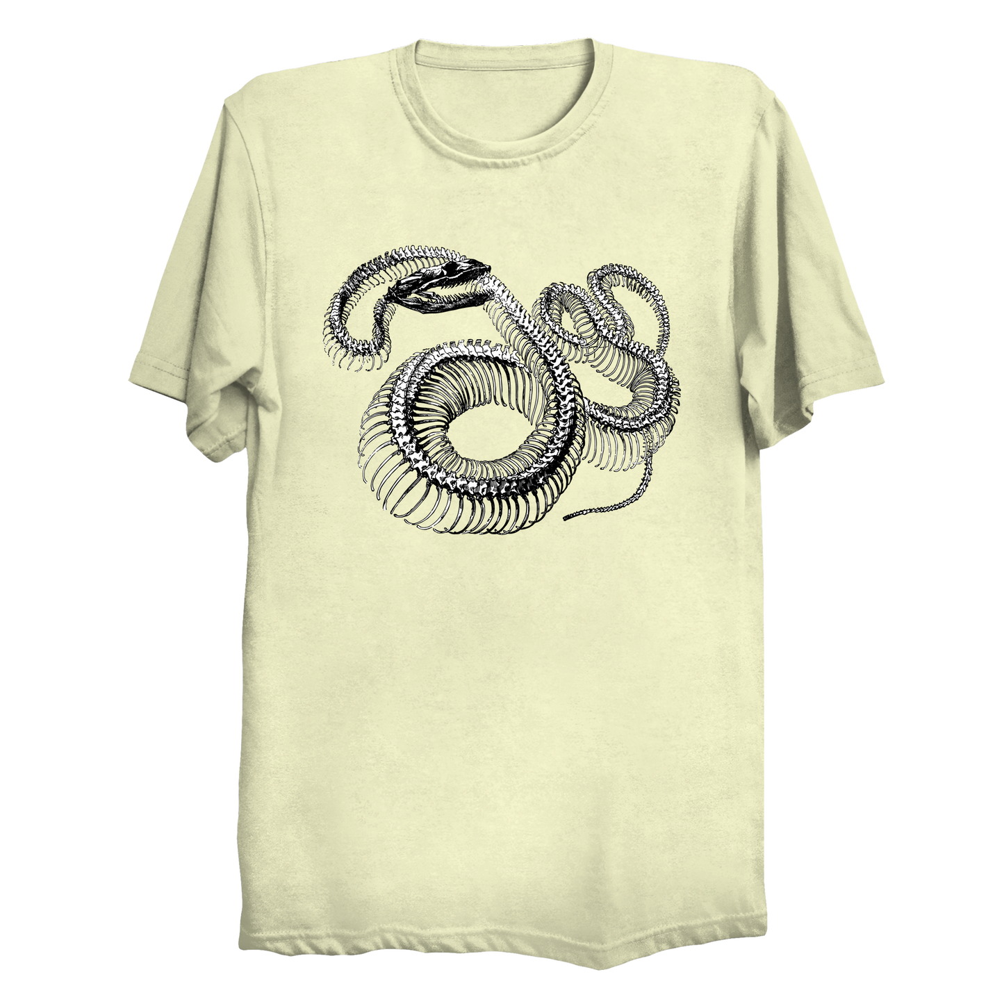 Twisted Snake Skeleton Men's / Unisex T-Shirt