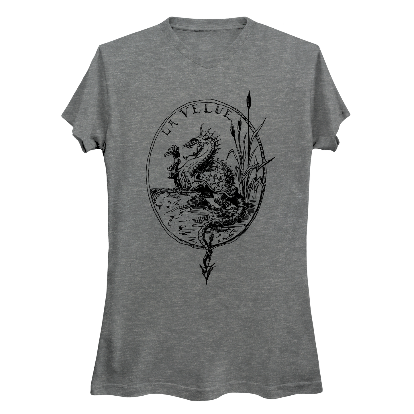 La Velue Medieval Monster Women's V-Neck