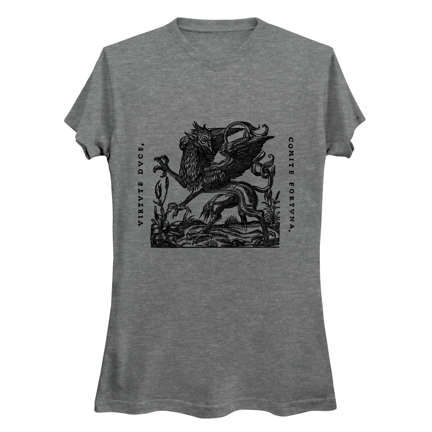 Gryphon Printer's Mark Women's V-Neck