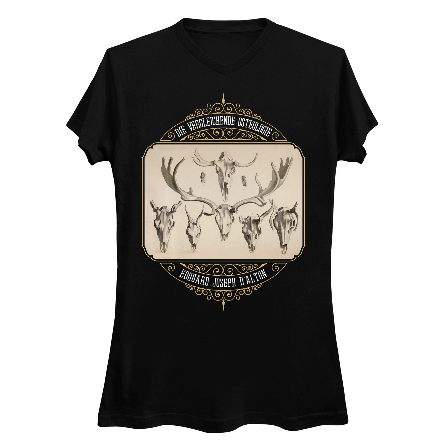 Antlered Skulls Vulture Culture Women's V-Neck