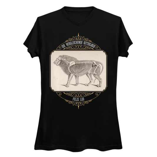 African Lion Animal Anatomy Women's V-Neck