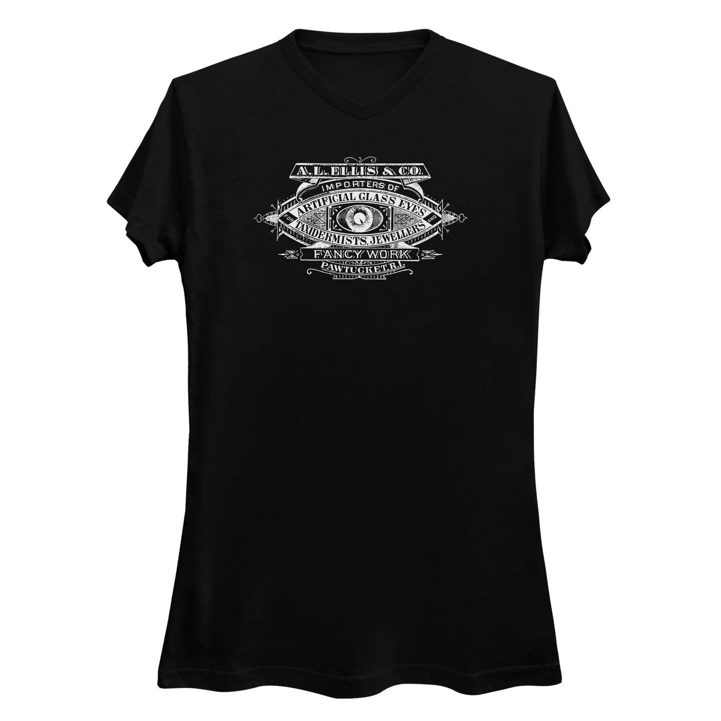 Artificial Glass Eyes Women's V-Neck