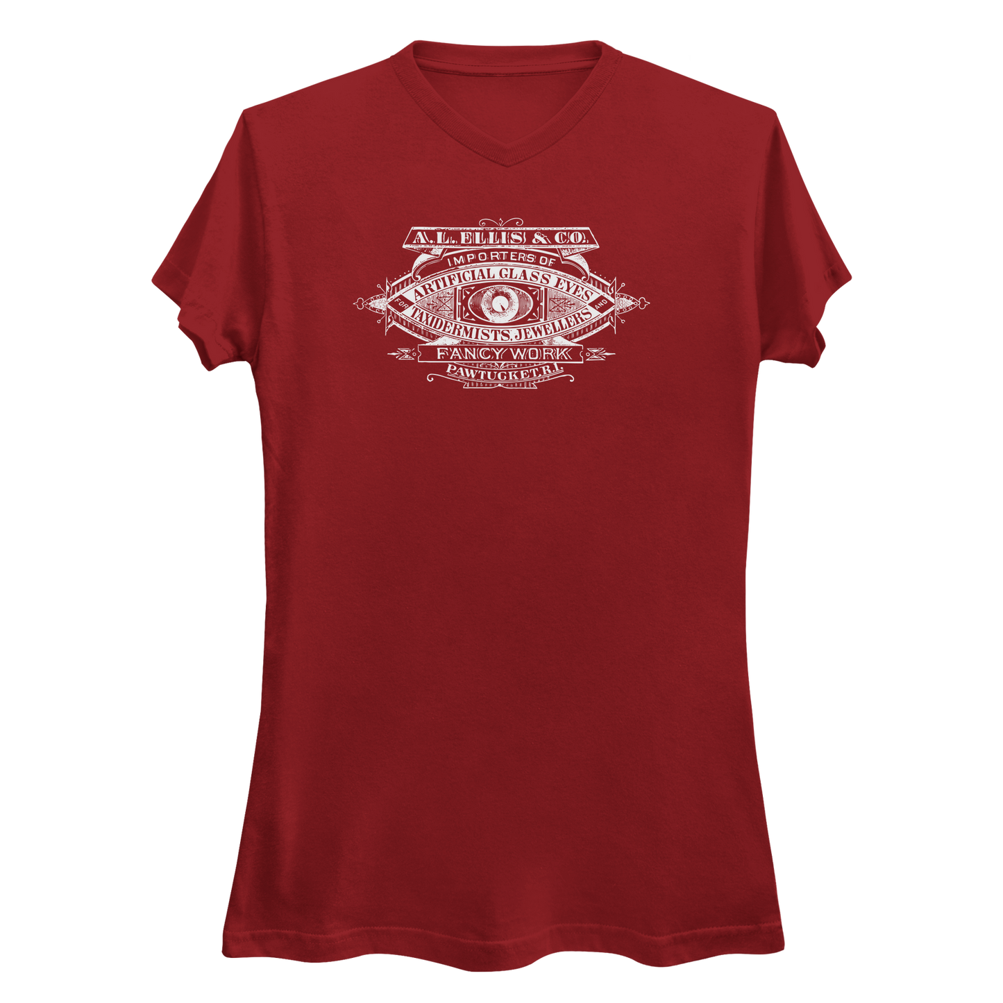 Artificial Glass Eyes Women's V-Neck