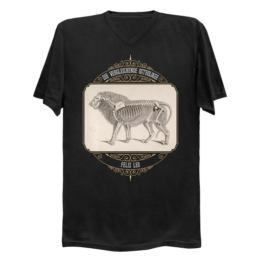 African Lion Animal Anatomy Men's V-Neck