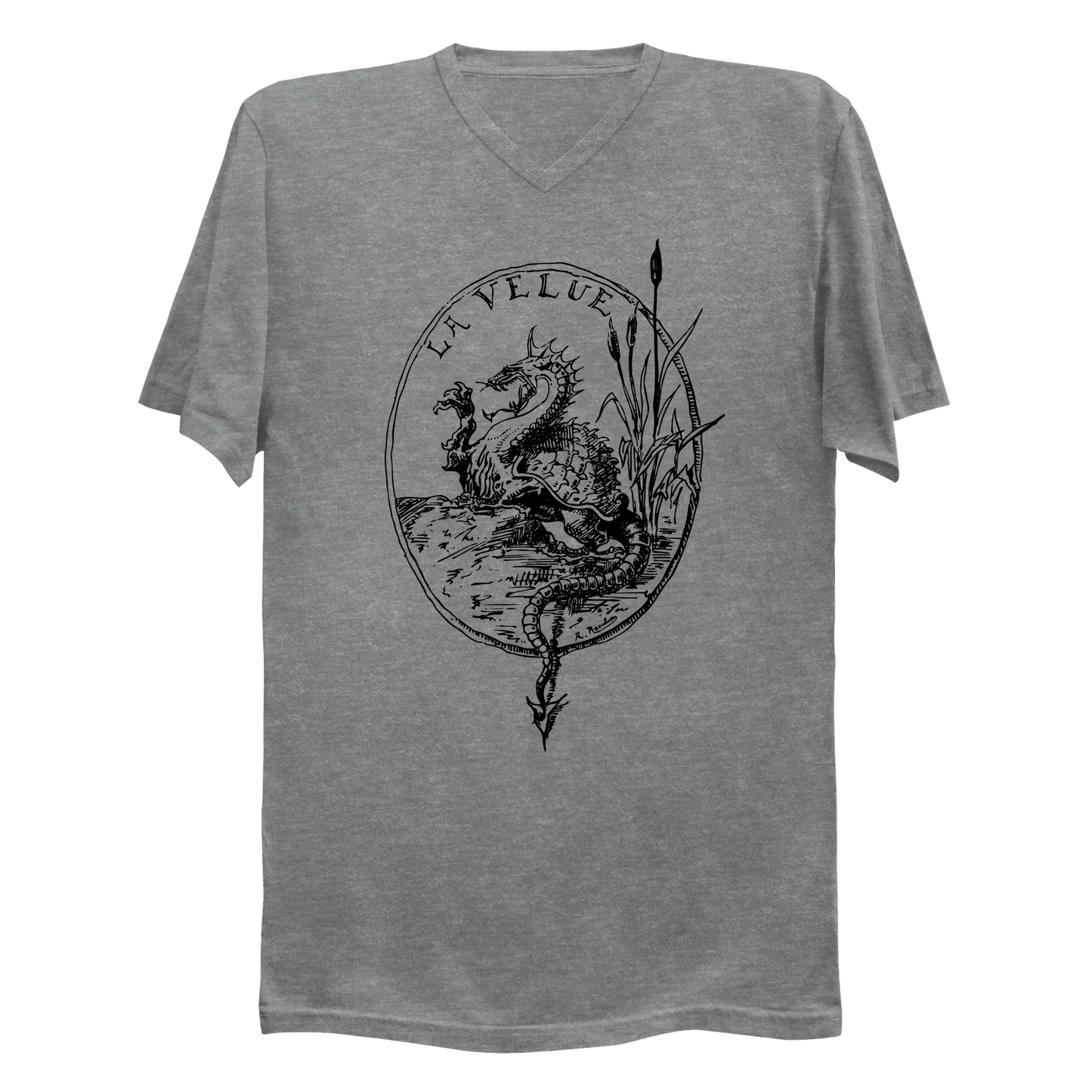 La Velue Medieval Monster Men's V-Neck