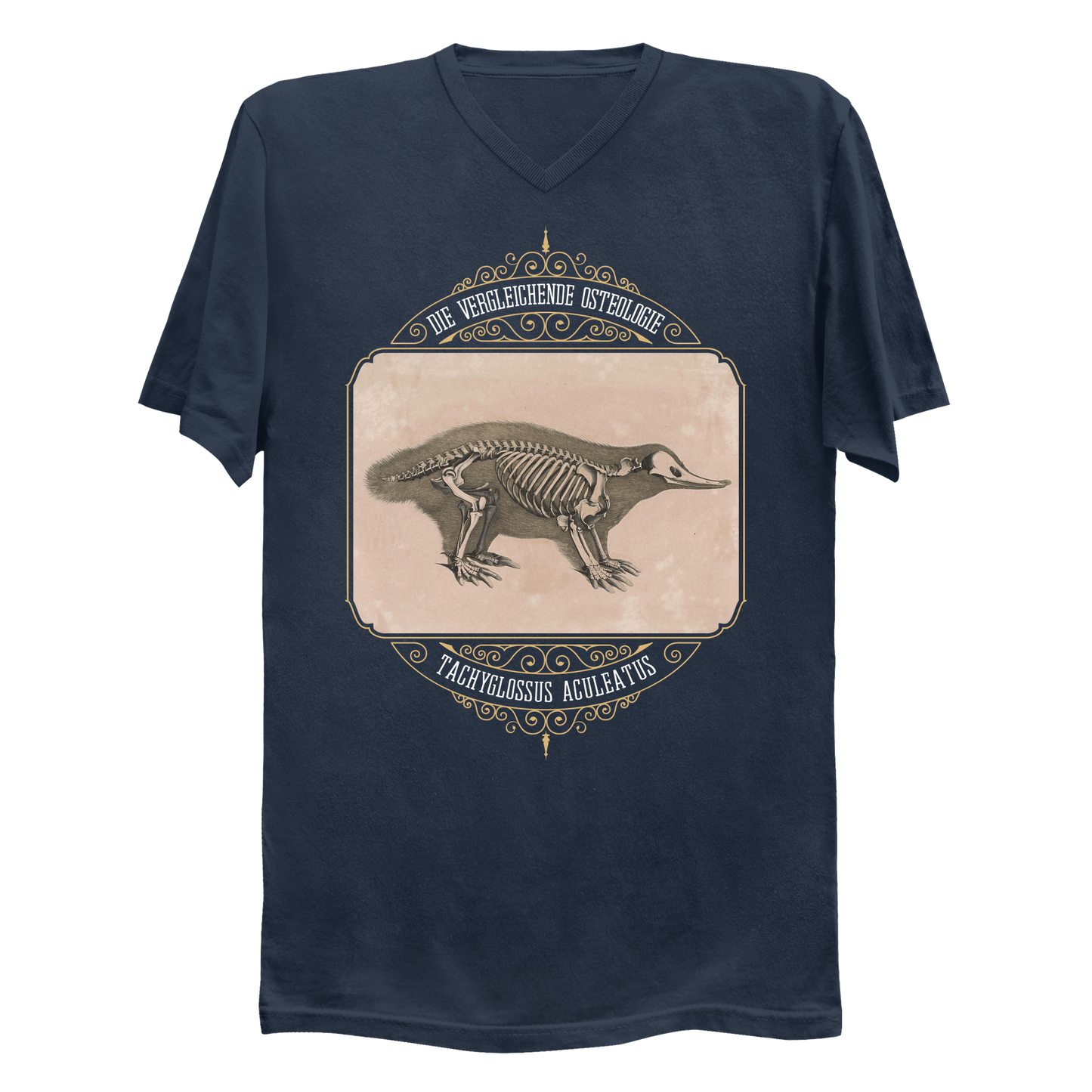 Echidna Anatomy Osteology Men's V-Neck