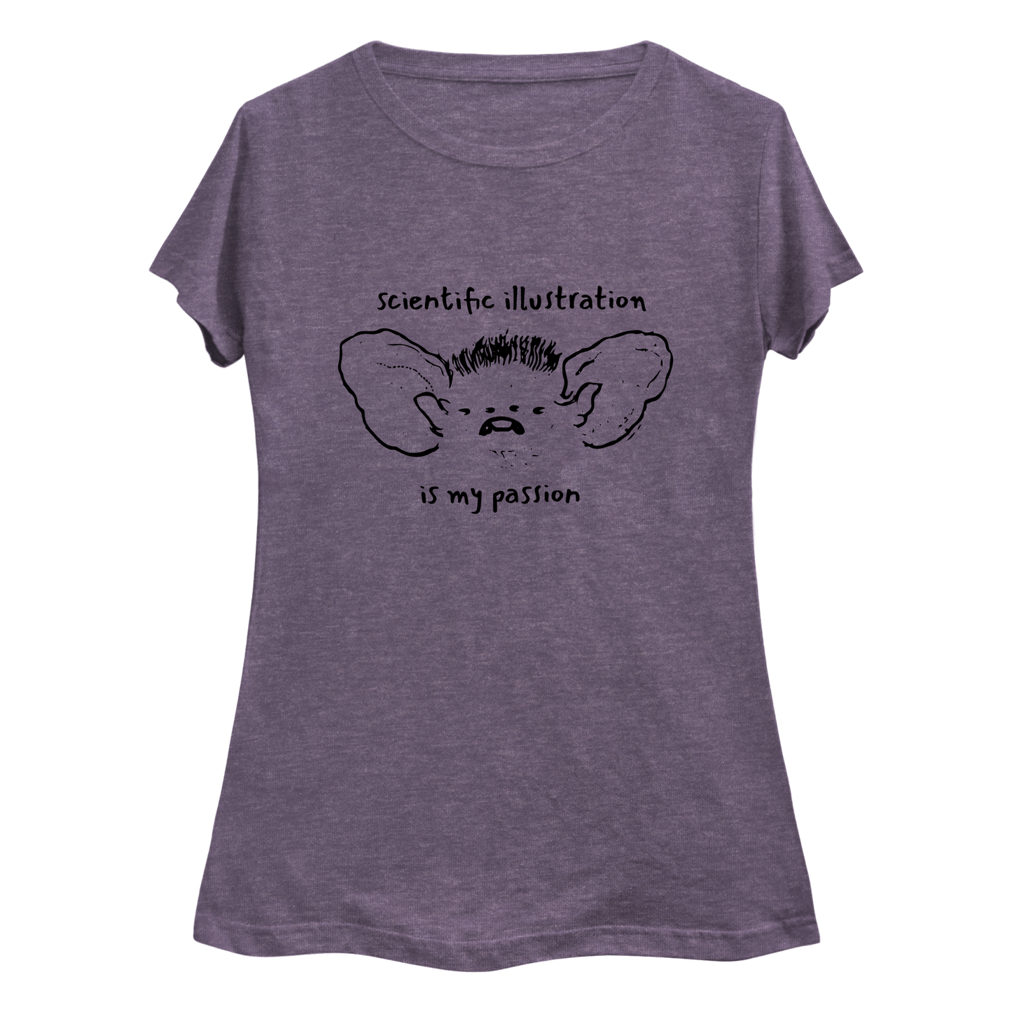 Scientific Illustration Is My Passion Women's Curvy Plus Size T-Shirt