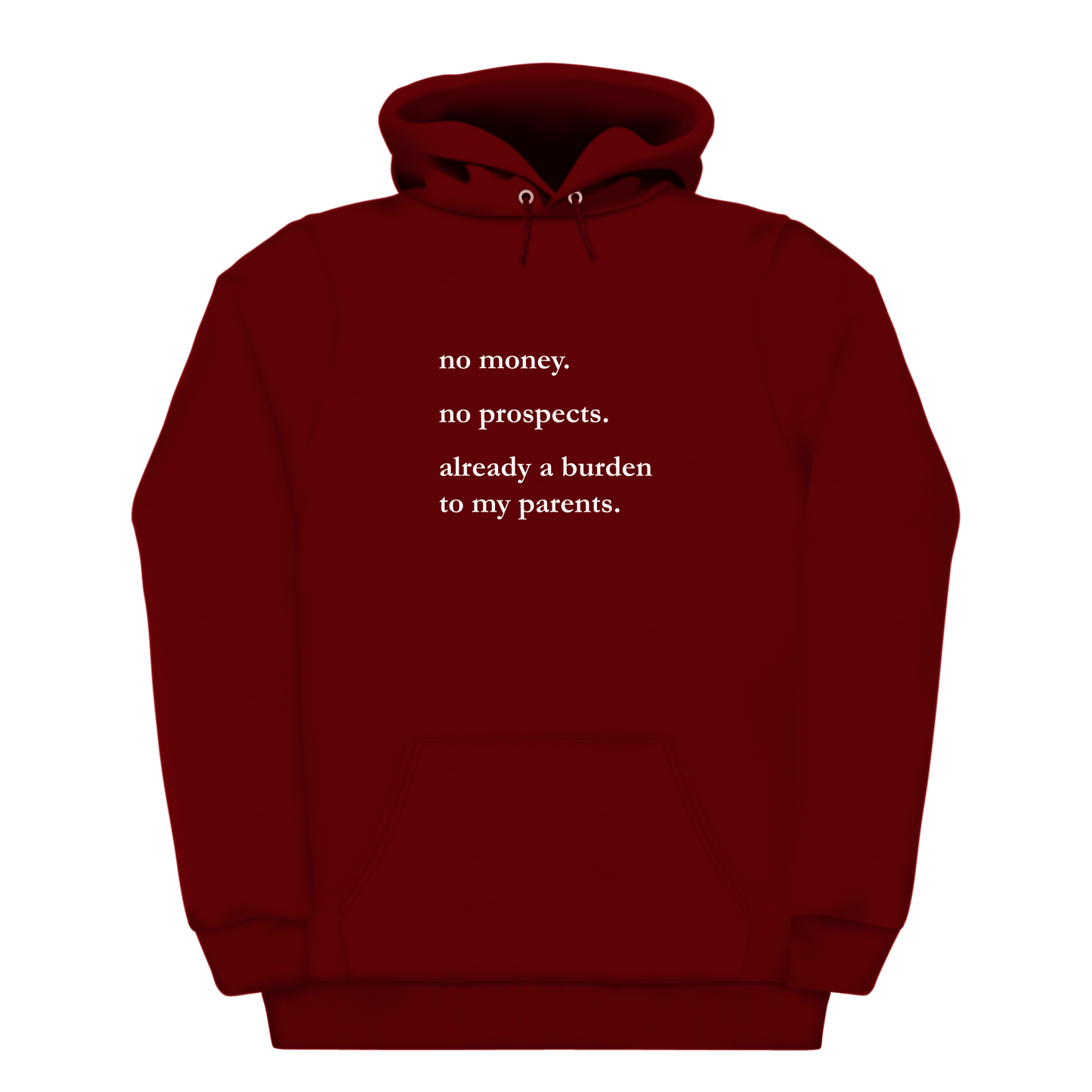 No Money No Prospects Heavyweight Hoodie