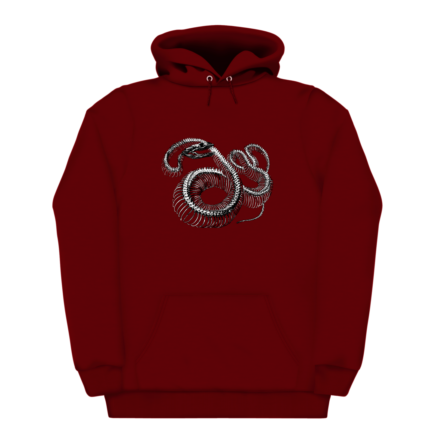 Twisted Snake Skeleton Heavyweight Hoodie