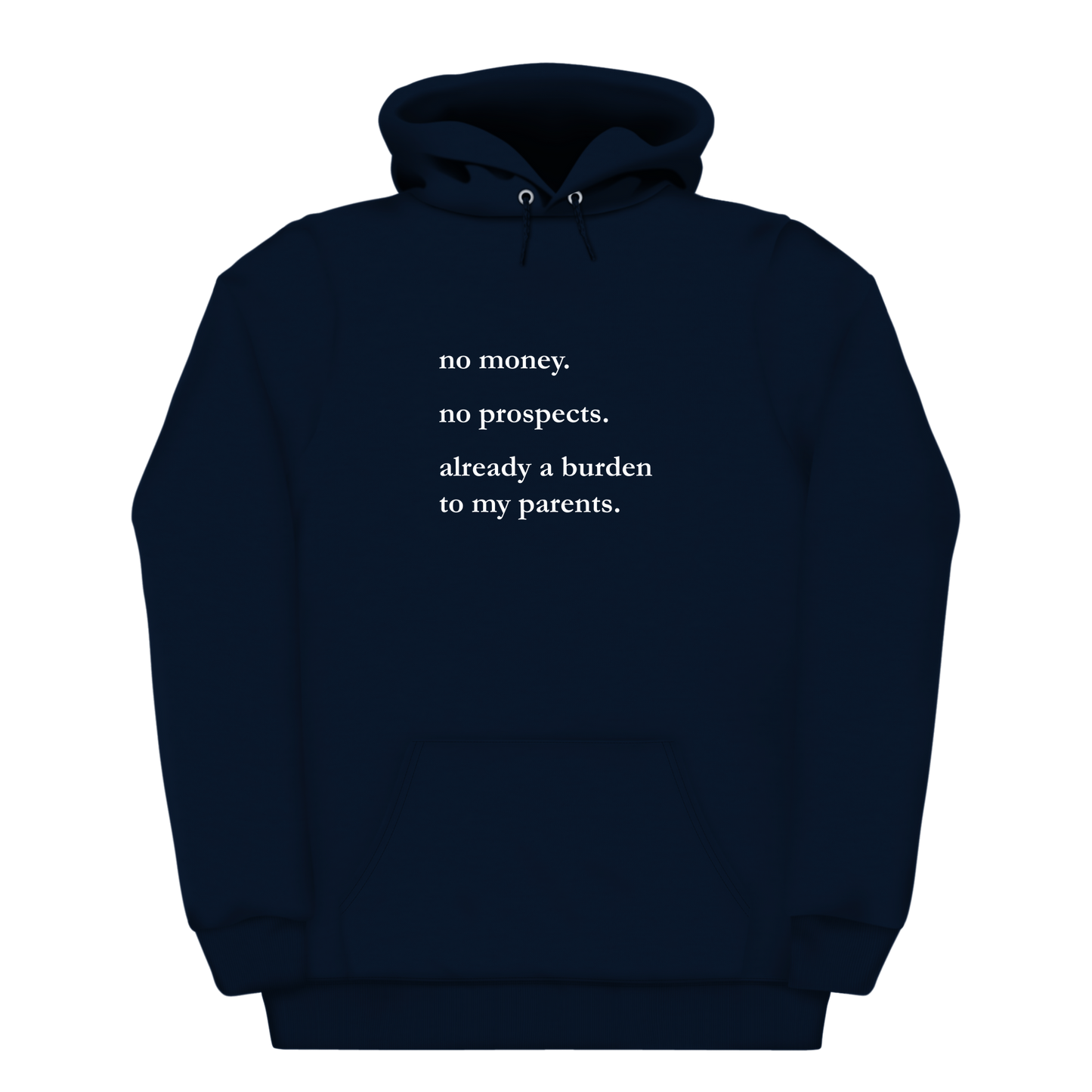 No Money No Prospects Heavyweight Hoodie